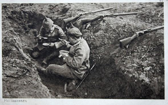 1. Weltkrieg, Feldpostkarte, kriegsmüde
